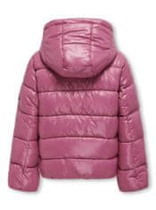ONLY Ružová dievčenská prešívaná bunda ONLY Wemmy 140