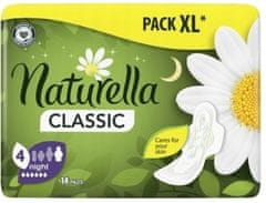 Procter & Gamble Naturella Classic Night hygienické vložky s krídelkami 14 ks.