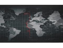 ISO 8517 Podložka pod myš a klávesnicu Mapa sveta 88x30cm