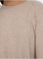 Jacqueline de Yong Béžový dámsky sveter JDY Marco XL