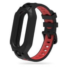 Tech-protect Armour remienok na Xiaomi Smart Band 8, black/red