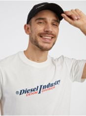 Diesel Biele pánske tričko Diesel Diegor M