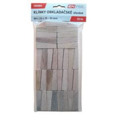 Enpro Klinky podlahové drevené, 55 x 20 x 15 - 10 mm, 33 ks
