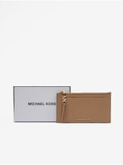 Michael Kors Hnedé dámske kožené púzdro na karty Michael Kors Card Case UNI