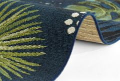 Hanse Home Kusový koberec Flair 105609 Tropical Dream Blue Multicolored – na von aj na doma 80x165