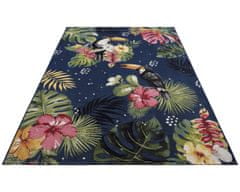 Kusový koberec Flair 105609 Tropical Dream Blue Multicolored – na von aj na doma 80x165