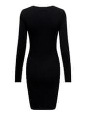 ONLY Dámske šaty ONLLILIAN Regular Fit 15294774 Black (Veľkosť L)