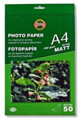 KOH-I-NOOR fotopapier A4 matný 190g 50 ks