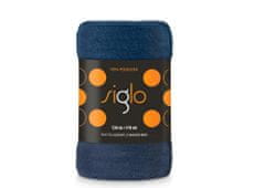 FARO Textil Deka z mikroplyšu SIGLO 130x170cm modrá
