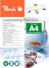 Peach laminovacia fólia A4 (216x303mm), 80mic, lesklé, 100 ks + 25ks zadarmo