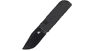 Fox Knives BF-758 BLACK NU-BOWIE vreckový nôž 6 cm, celočierny, G10 