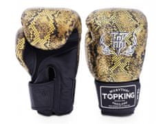 Top King Boxerské rukavice TOP KING Super Air Snake Black Gold