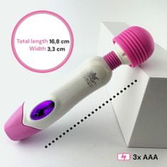Sensual  Masážny vibrátor Luoge 16,8 cm ružová