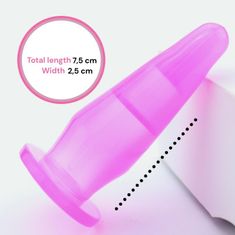 Sensual  Análny kolík Magic 7,5 cm ružový
