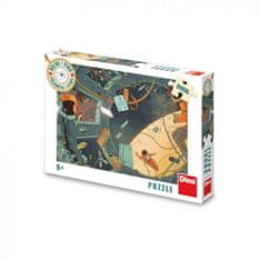 DINO Puzzle Vesmír - Najdi 10 předmětů 47x33cm 300 dílků XL v krabici 27x19x4cm