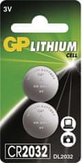 GP Batteries Lítiová gombíková batéria GP CR2032
