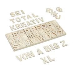 Verkgroup Sada drevených písmen XL 104 ks, RD28685