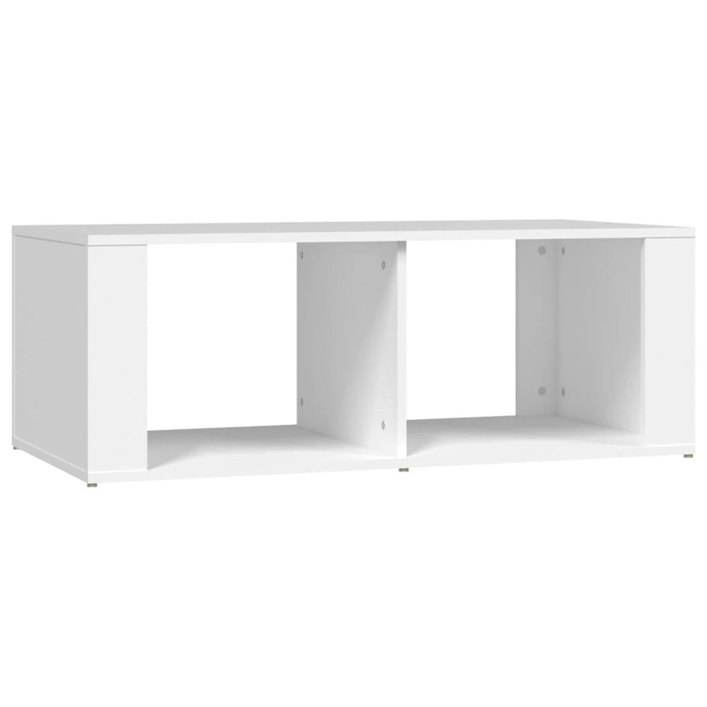 Vidaxl Konferenčný stolík biely 100x50x36 cm spracované drevo