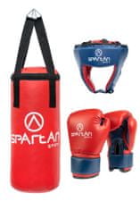 Detský boxerský set SPARTAN (5 kg vrece, rukavice, prilba)