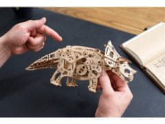 UGEARS 3D dřevěné mechanické puzzle Triceratops