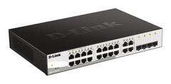 D-Link DGS-1210-16, 16-port 10/100/1000 Gigabit Smart Switch including 4 Combo 1000BaseT/SFP