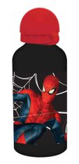 GIM Spiderman Tmavá hliníková fľaša 500 ml