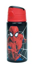 GIM Tmavá hliníková fľaša na vodu Spiderman 500 ml