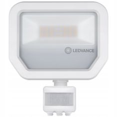 LEDVANCE LED Reflektor 20W 2400lm 4000K Neutrálna biela IP65 biely so senzorom pohybu a súmraku