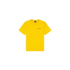 Champion Tričko žltá M Crewneck Tshirt