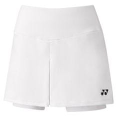 Yonex Nohavice badminton biela 163 - 167 cm/S Womens Shorts