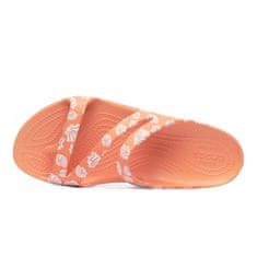 Crocs Šľapky oranžová 36 EU Kadee Ii Graphic Sandal