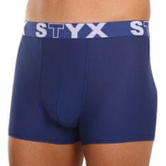 Styx 3PACK pánske boxerky športová guma tmavo modré (3G968) - veľkosť XL