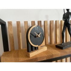 Flexistyle Stolové hodiny Black Oak zs3, 16cm