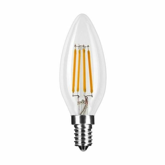 Modee LED žiarovka Filament Candle C35 4W E14 teplá biela