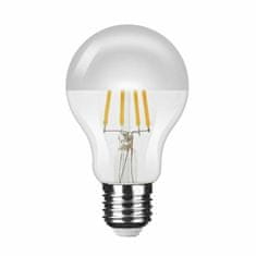 Modee LED žiarovka Filament Globe A60 Silver Top 4W E27 teplá biela