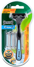 Wilkinson Sword Xtreme3 Hybrid pánsky holiaci strojček + 5ks náhradných hlavíc