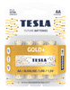 Tesla Batteries 1099137004 GOLD Alkaline baterie AA (LR06, tužková, blister) 4 ks