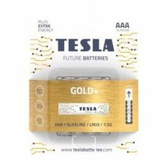 Tesla Batteries GOLD+ AAA alkalické batérie 1,5V 4ks (1099137001)