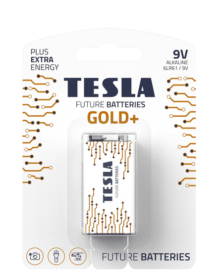 Tesla Batteries GOLD 9V alkalická batéria 1 ks 1099137028