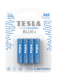 Tesla Batteries BLUE+ AAA zinko-uhlíkové batérie 4ks (1099137003)