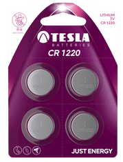 Tesla Batteries CR1220 lítiové gombíkové batérie 4ks 1099137152