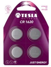 Tesla Batteries Lithium CR1620 gombíkové batérie 3V 4ks (1099137156)
