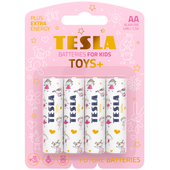 Tesla Batteries TOYS+ GIRL AA 4ks alkalická batéria 1099137293
