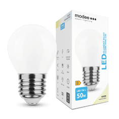 Modee Smart Lighting LED Filament Milky Globe Mini žiarovka E27 7W neutrálna biela (ML-MG45F4000K7W)