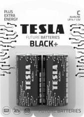 Tesla Batteries C BLACK+ alkalická batéria - malý monočlánok, 2 ks