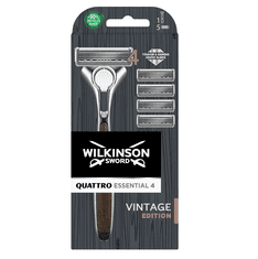 Wilkinson Sword Quattro Essentials 4 Vintage holiaci strojček (W302205300) 