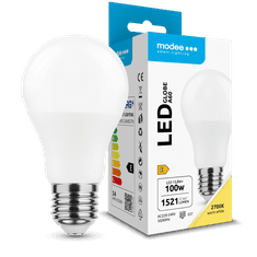 Modee Lighting LED žiarovka Globe A60 13,8W E27 360° 2700K 1521 lm ERP (ML-G2700K13,8WE27N)