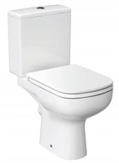 CERSANIT WC kompaktné biele WC sedadlo FARBA 3/5 L
