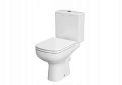 CERSANIT WC kompaktné biele WC sedadlo FARBA 3/5 L