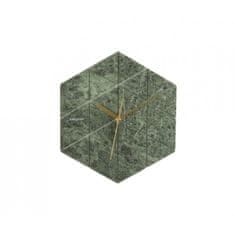 Karlsson Nástenné hodiny KA5591GR, Marble Hexagon, 29cm